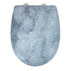 Image WENKO WC-Sitz mit Absenkautomatik Cement blau