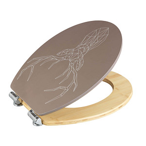 Image WENKO WC-Sitz mit Absenkautomatik Stag braun