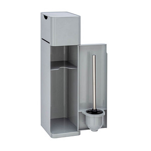 Image WENKO WC-Garnitur Imon grau Kunststoff