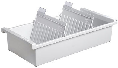 Image HAN Stützplatte für Karteikästen A6 quer, lichtgrau