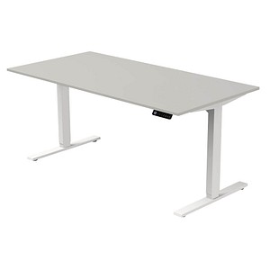Image kerkmann Sitz-Steh-Schreibtisch Move 3, (B)1.600 mm, grau