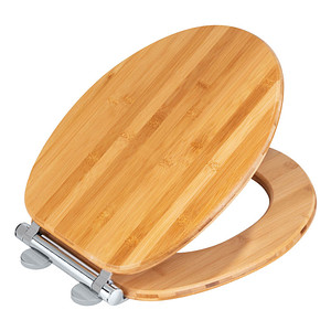 Image WENKO WC-Sitz mit Absenkautomatik Bambusa braun