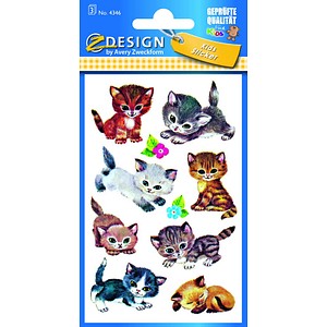 Image AVERY Zweckform ZDesign Sticker KIDS "Katzen