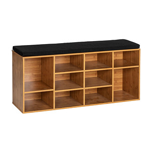 Image WENKO Schuhbank Loft 50731800 braun Holz 103,0 cm