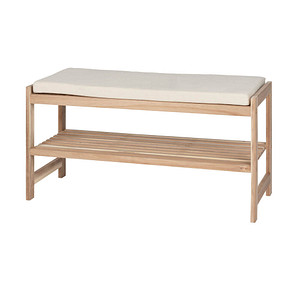 Image WENKO Schuhbank Acina 50746100 braun Holz 90,0 cm