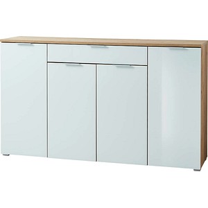 Image GERMANIA Sideboard GW-TELDE, Navarra-Eiche-Nachbildung/weiß