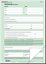 Image sigel Vordruck "Kaufvertrag allgemein", A4, SD, 2-fach