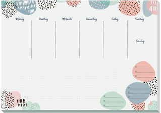 Image sigel Papier-Schreibunterlage Jolie "Rose Inspiration", A3