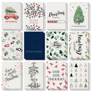 Image sigel Weihnachts-Postkarten-Set "Colourful Christmas", A6
