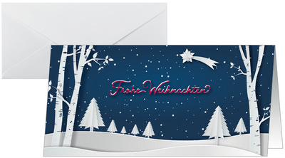 Image 25 SIGEL Weihnachtskarten Pop-up winter Landscape DIN lang