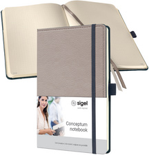 Image sigel Notizbuch Conceptum Design Casual, DIN A5, beige