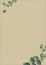 Image sigel Design-Papier "Eucalyptus", DIN A4, 100 g/qm