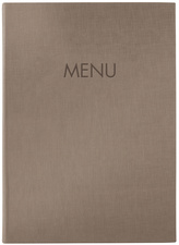 Image sigel Speisekarten-Mappe MENU, DIN A5, beige