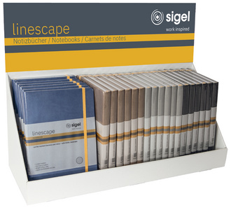 Image sigel Notizbuch Linescape, DIN A5 hoch, Display