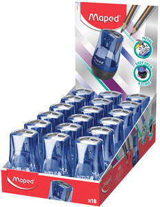 Image Maped Spitzdose TONIC METAL, blau/schwarz, 18er Display