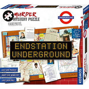 Image KOSMOS Murder Mystery Puzzle - Endstation Underground Geschicklichkeitsspiel