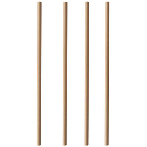 Image PAPSTAR Papier-Trinkhalm "pure", 200 mm, braun