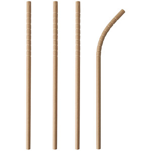 Image PAPSTAR Strohhalme pure braun