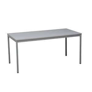 Image Gürkan Mehrzwecktisch grau rechteckig, Vierkantrohr grau, 200,0 x 100,0 x 75,0 cm
