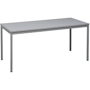 Image Gürkan Mehrzwecktisch grau rechteckig, Vierkantrohr grau, 200,0 x 80,0 x 75,0 cm