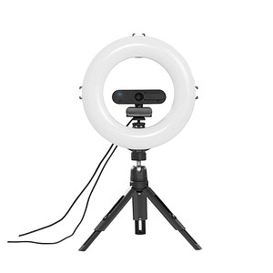 Image hama SpotLight Smart 80 II LED-Ringlicht mit Stativ schwarz 9 Watt
