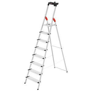 Image Hailo Alu-Sicherheitsleiter L80 ComfortLine, 8 Stufen