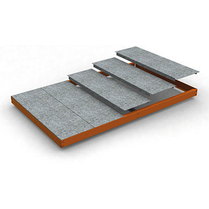 Image Simon Rack Stahlfachboden ECOFORTE EA 1206 orange 120,0 x 60,0 cm