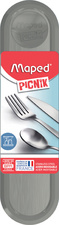 Image Maped PICNIK Besteck-Set CONCEPT, Aufbewahrungsbox grau