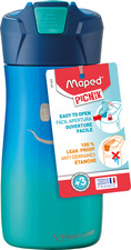 Image Maped PICNIK Trinkflasche KIDS CONCEPT, blau, 0,43 l