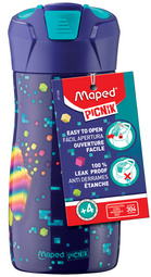Image Maped Trinkflasche PIXEL PARTY, 0,43 l