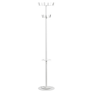 Image PAPERFLOW Kleiderständer Color Range White weiß Metall 12 Haken 35,0 x 175,0 cm