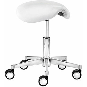 Image Mayer Sattelhocker myXPERT 1297 30 582 weiß Kunstleder