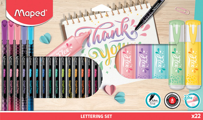 Image Maped Handlettering-Set, 22er Set
