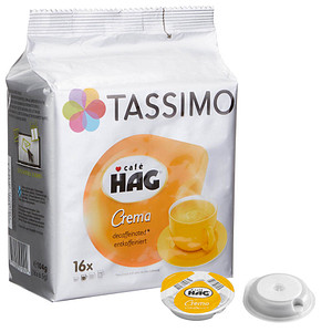 Image TASSIMO Café HAG Crema Kaffeediscs 16 Portionen