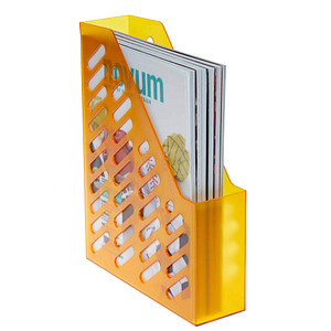 Image Stehsammler 1601-T-61 orange-transparent Kunststoff, DIN C4