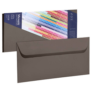 Image artoz Briefumschläge Mosaic DIN lang ohne Fenster grau 20 St.