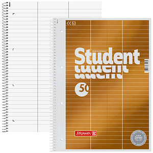 Image BRUNNEN Collegeblock Student Premium für Vokabeln Lineatur 54 liniert DIN A4 ohne Rand