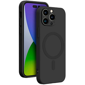 Image bigben Soft Case mit MagSafe Handy-Cover für Apple iPhone 14 Pro schwarz