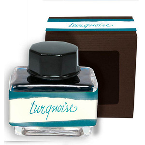 Image ONLINE® Tintenfass türkis-blau