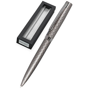 Image ONLINE® Kugelschreiber Eleganza Diamond silber Schreibfarbe schwarz