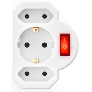 Image hama Steckdose mit Schalter