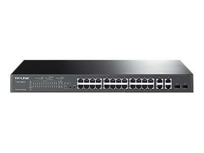Image TP-LINK JetStream? 24-Port 10/100 Mbps + 4-Port Gigabit Smart Switch with 24-Po