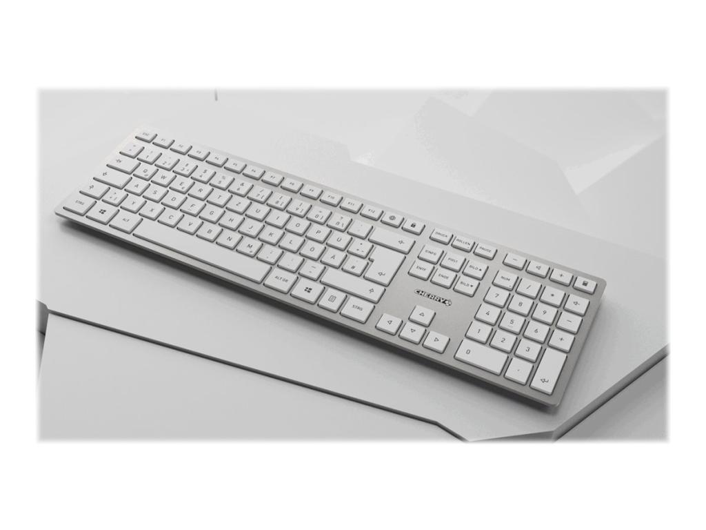 Image CHERRY DW 9100 SLIM UK Layout silber/weiß