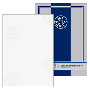 Image BRUNNEN Briefpapier mit Wasserzeichen MK Papier weiß DIN A4 80 g/qm 1 Block