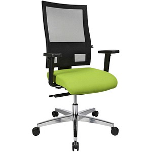 Image Topstar Bürostuhl Profi Net 11 High, PS59H T35Q apfelgrün, schwarz, alu Stoff