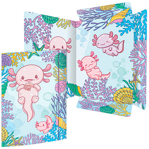 Image RNK Verlag Zeichnungsmappe "Axolotl", Karton, DIN A4