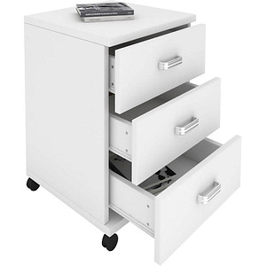 Image VCM my office Tobila Rollcontainer weiß 3 Auszüge 45,0 x 44,0 x 58,0 cm