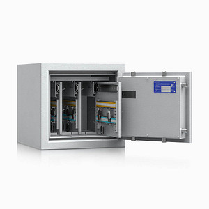 Image ISS safe4key Schlüsseltresor grau mit 72 Haken Elektronikschloss