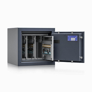 Image ISS safe4key Schlüsseltresor grau mit 72 Haken Elektronikschloss