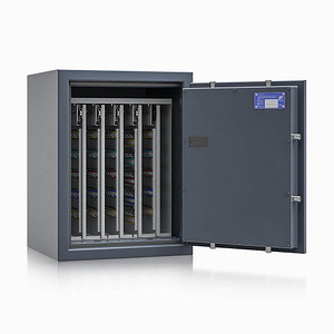 Image ISS safe4key Schlüsseltresor grau mit 440 Haken Elektronikschloss
